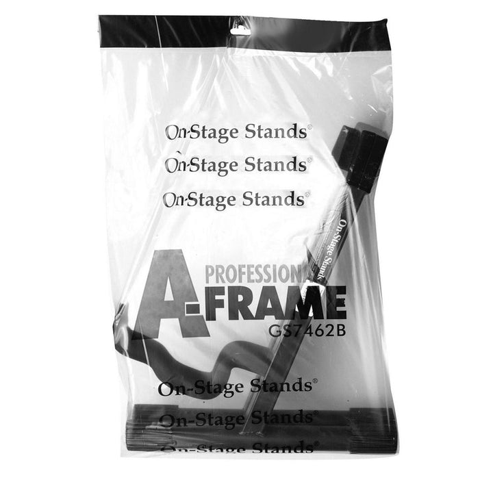 On - Stage Professional A - Frame Guitar Stand - Heavy - Duty A - Frame Stand for Acoustic, Electric Guitars, and More - Ev - Entz Music