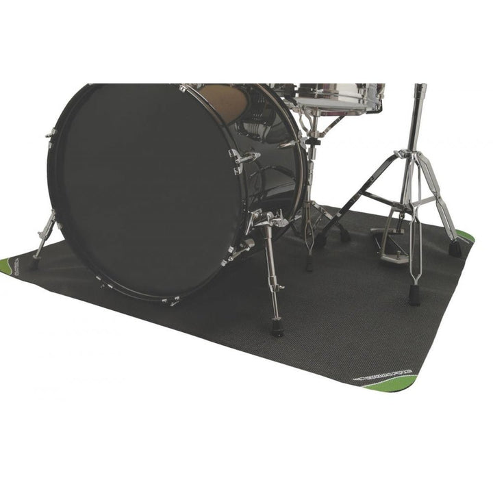 On - Stage Small Drum Kit Mat – 4' x 4' Non - Slip Drum Mat for Stable Setup - Ev - Entz Music
