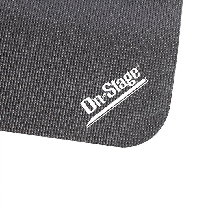 On - Stage Small Drum Kit Mat – 4' x 4' Non - Slip Drum Mat for Stable Setup - Ev - Entz Music