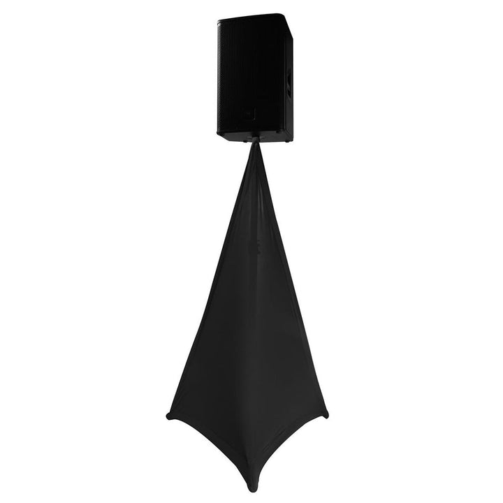 On - Stage Speaker/Lighting Stand Skirt - Black Fabric Skirt for Speaker and Lighting Stands - Ev - Entz Music