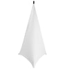 On - Stage Speaker/Lighting Stand Skirt - White Fabric Skirt for Speaker and Lighting Stands - Ev - Entz Music