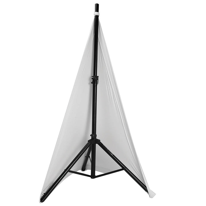 On - Stage Speaker/Lighting Stand Skirt - White Fabric Skirt for Speaker and Lighting Stands - Ev - Entz Music
