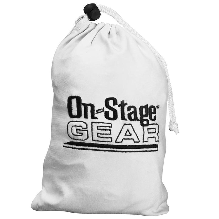 On - Stage Speaker/Lighting Stand Skirt - White Fabric Skirt for Speaker and Lighting Stands - Ev - Entz Music