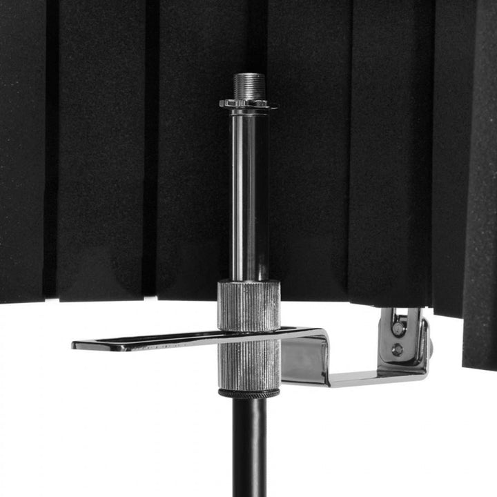 On - Stage Studio Microphone Isolation Shield with Adjustable Mounting Brackets - Portable Soundproofing for Professional Recording - Ev - Entz Music