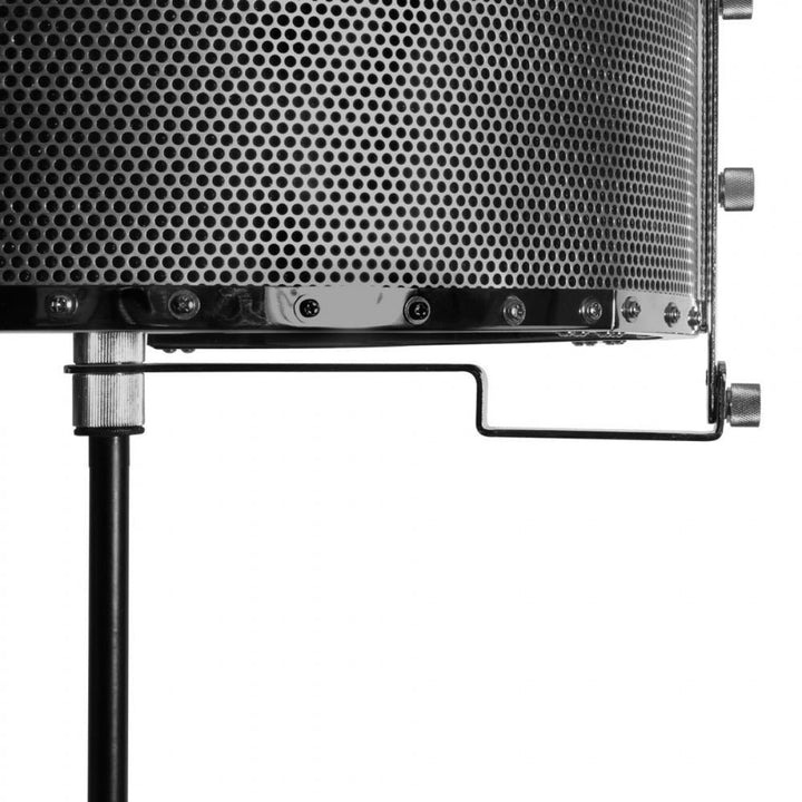 On - Stage Studio Microphone Isolation Shield with Adjustable Mounting Brackets - Portable Soundproofing for Professional Recording - Ev - Entz Music