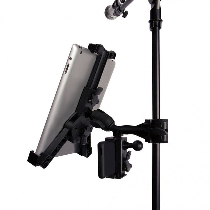 On - Stage Tablet/Mobile Holder - Adjustable Tablet Stand for iPad and Smartphones - Ev - Entz Music