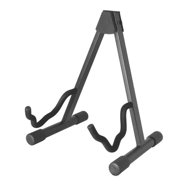 On - Stage Universal A - Frame Guitar Stand – Adjustable Guitar Holder for Acoustic, Electric, and Bass Guitars - Ev - Entz Music
