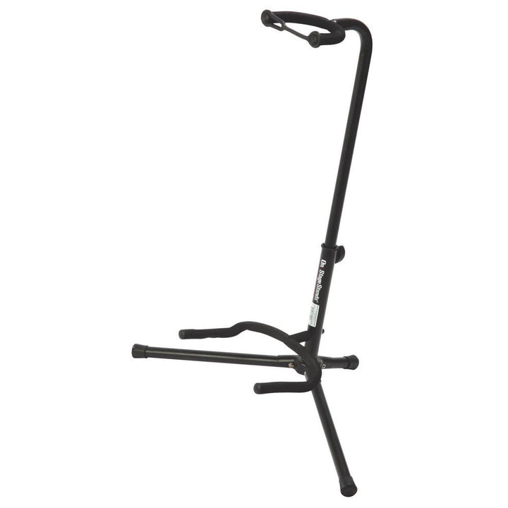 On - Stage Universal Guitar Stand – Adjustable, Padded Guitar Holder for All Styles (Black) - Ev - Entz Music