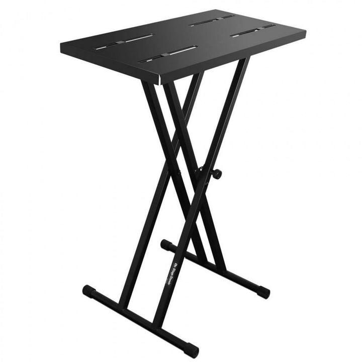 On - Stage Utility Tray for X - Style Keyboard Stands - Versatile, Adjustable Tray for Mixers, DJ Gear, and More - Ev - Entz Music