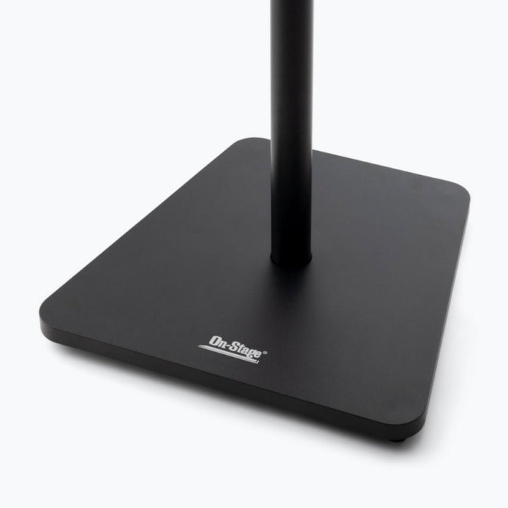 On - Stage Wood Monitor Stands (Pair) – Adjustable Studio Speaker Stands in Black - Ev - Entz Music
