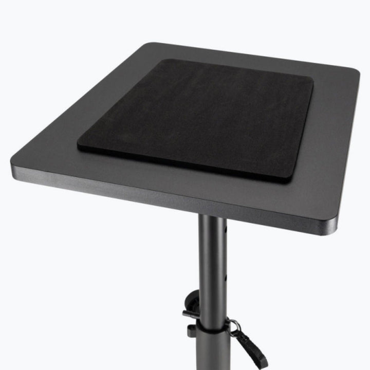 On - Stage Wood Monitor Stands (Pair) – Adjustable Studio Speaker Stands in Black - Ev - Entz Music