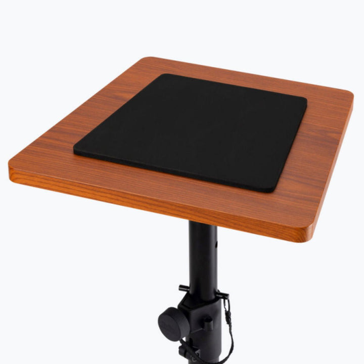 On - Stage Wood Monitor Stands (Pair) – Adjustable Studio Speaker Stands in Rosewood - Ev - Entz Music