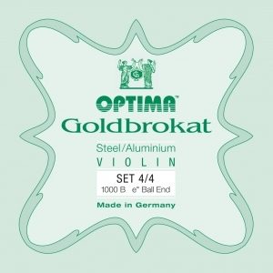 Optima Goldbrokat Violin Strings 4/4 – High - Quality German - Made Strings - Ev - Entz Music