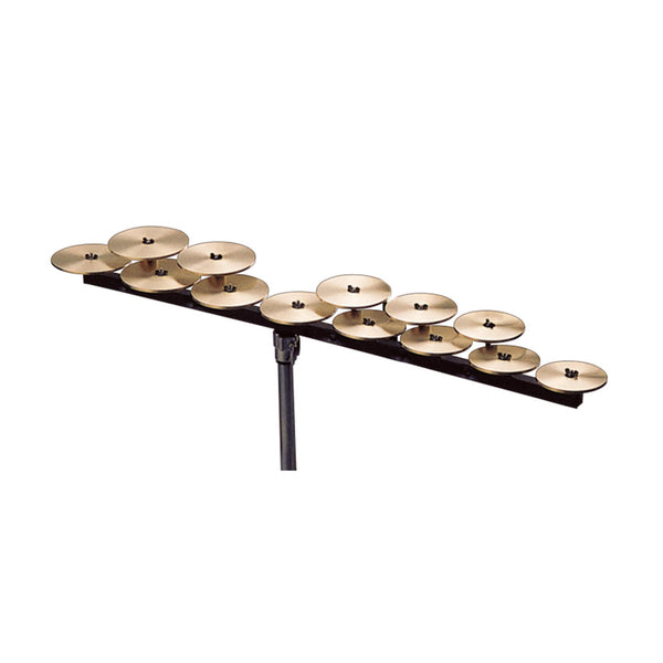 Zildjian 13 Note Low Octave Crotales full set front view