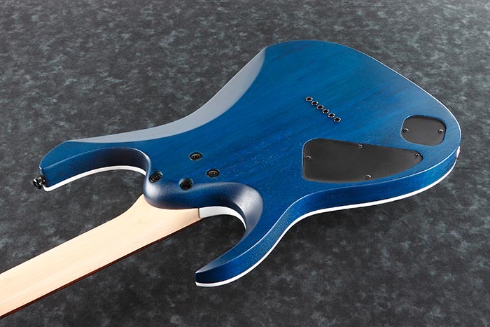 Ibanez RGA42FM Back View - Meranti Body
