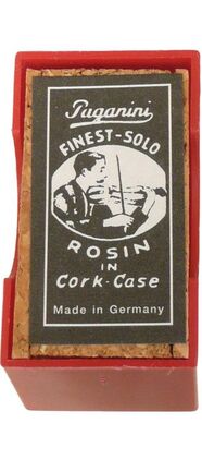 Paganini Violin Rosin Cork Mounted - Ev - Entz Music