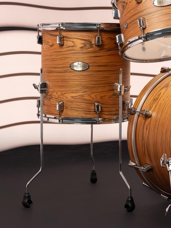 Pearl Decade Maple Artisan Drum Set - Professional 6 - Ply Maple Shells in Satin Caramel Veil Finish (DMPA905C) - Ev - Entz Music