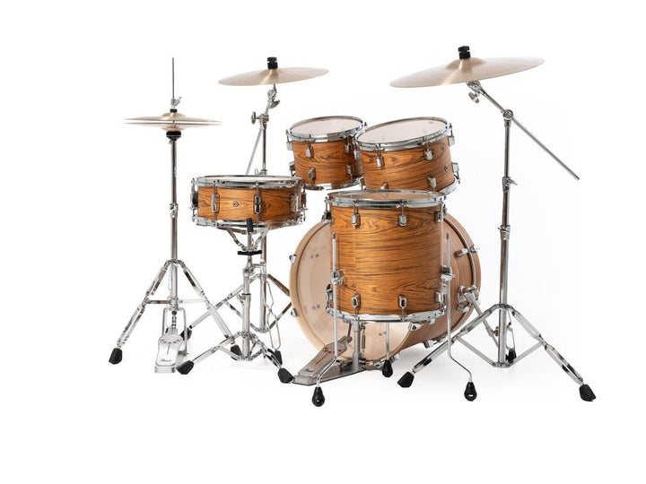 Pearl Decade Maple Artisan Drum Set - Professional 6 - Ply Maple Shells in Satin Caramel Veil Finish (DMPA905C) - Ev - Entz Music