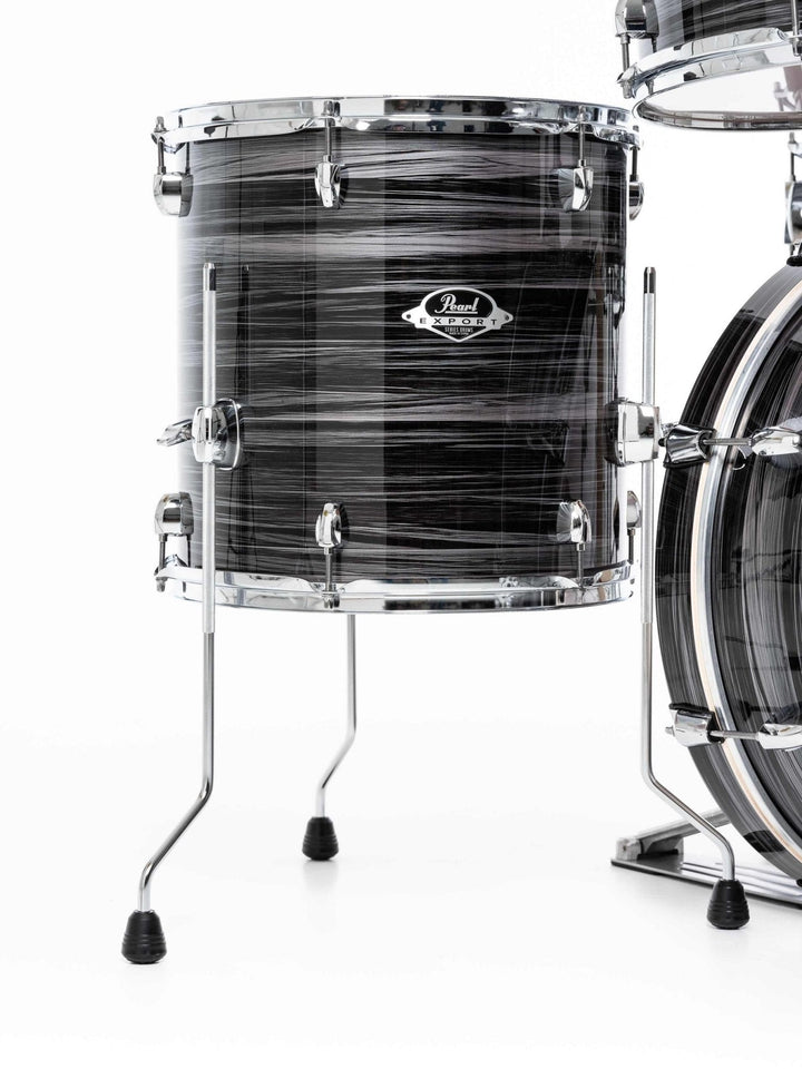Pearl Export 5 piece Drum Set with HWP - 834 and SBR Cymbal Pack - Graphite Silver Twist - Ev - Entz Music