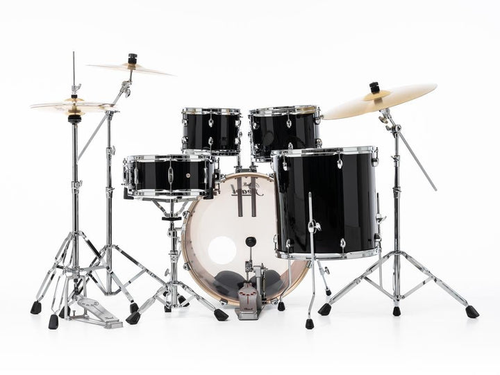 Pearl Export American Fusion (10",12",16",22") in Jet Black w FREE 8" Tom - Ev - Entz Music