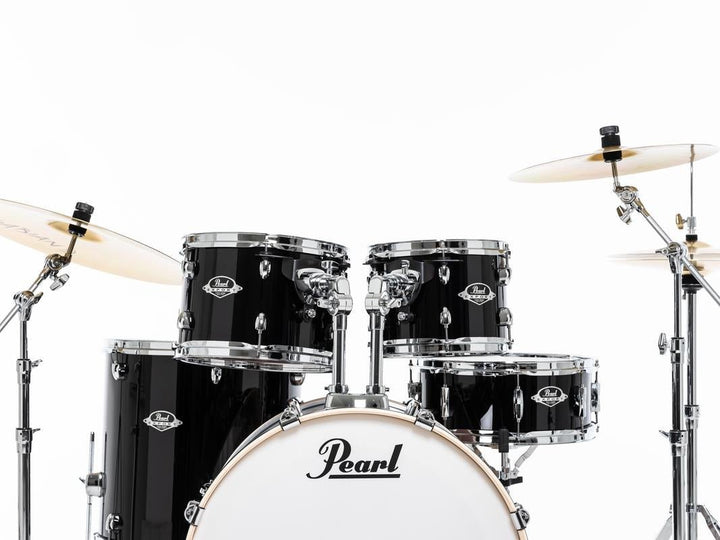 Pearl Export American Fusion (10",12",16",22") in Jet Black w FREE 8" Tom - Ev - Entz Music