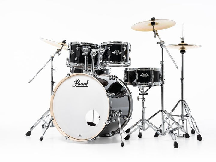 Pearl Export American Fusion (10",12",16",22") in Jet Black w FREE 8" Tom - Ev - Entz Music