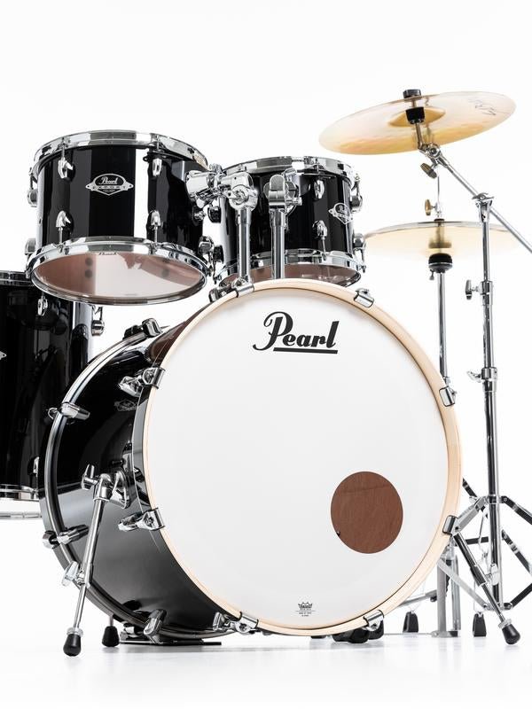 Pearl Export American Fusion (10",12",16",22") in Jet Black w FREE 8" Tom - Ev - Entz Music