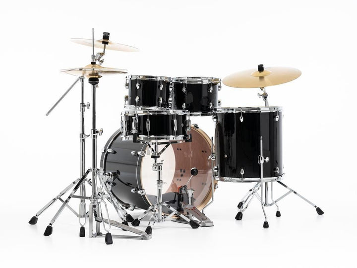 Pearl Export American Fusion (10",12",16",22") in Jet Black w FREE 8" Tom - Ev - Entz Music