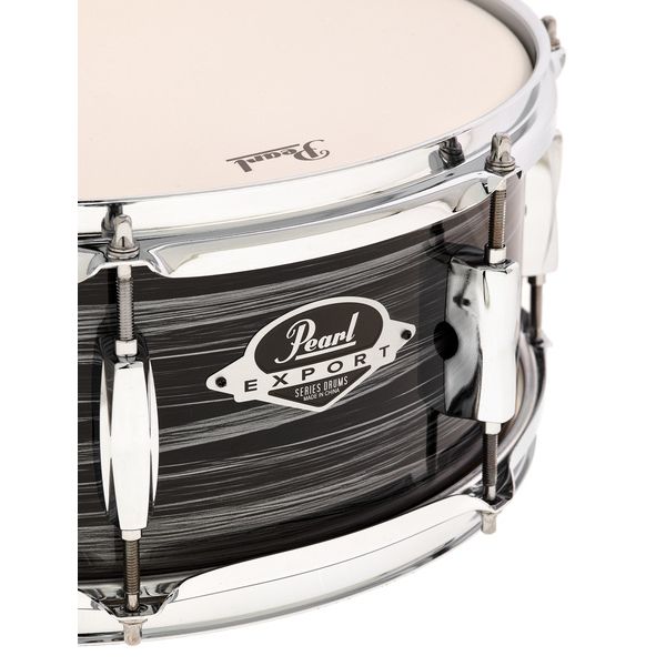 Pearl Export Series 14"x5.5" Snare Drum - Graphite Silver Twist Finish, 6 - Ply Poplar/Mahogany Shell (EXX1455S/C778) - Ev - Entz Music