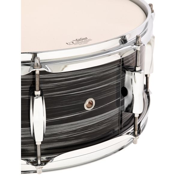 Pearl Export Series 14"x5.5" Snare Drum - Graphite Silver Twist Finish, 6 - Ply Poplar/Mahogany Shell (EXX1455S/C778) - Ev - Entz Music