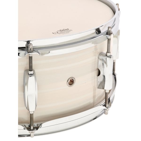 Pearl Export Series 14"x5.5" Snare Drum - Slipstream White Finish, 6 - Ply Poplar/Mahogany Shell (EXX1455S/C777) - Ev - Entz Music
