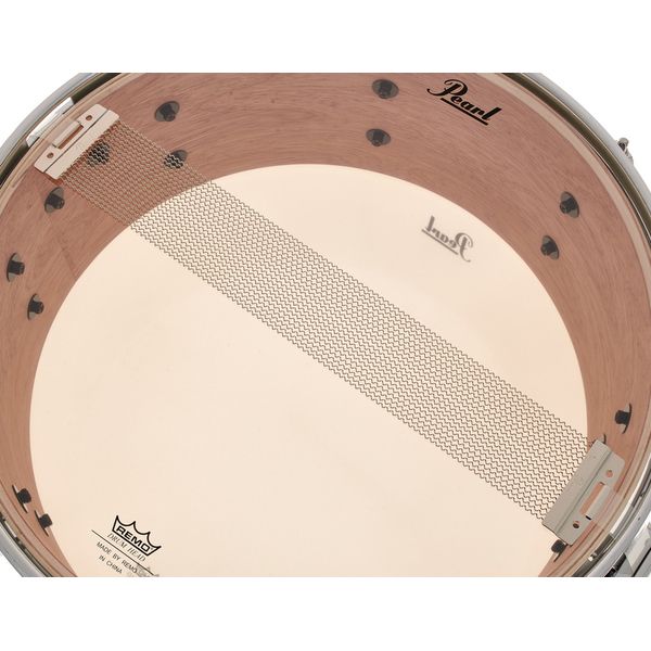 Pearl Export Series 14"x5.5" Snare Drum - Slipstream White Finish, 6 - Ply Poplar/Mahogany Shell (EXX1455S/C777) - Ev - Entz Music