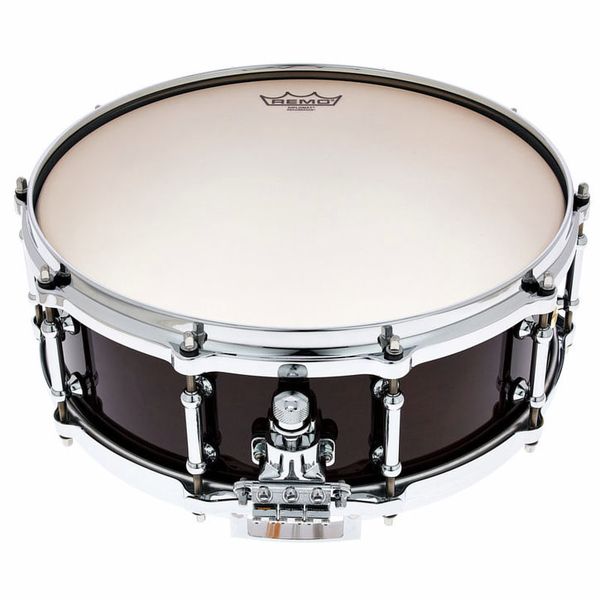 Pearl Philharmonic Series Snare Drum 14" x 5" – Solid Maple Concert Snare in High Gloss Walnut Bordeaux - Ev - Entz Music
