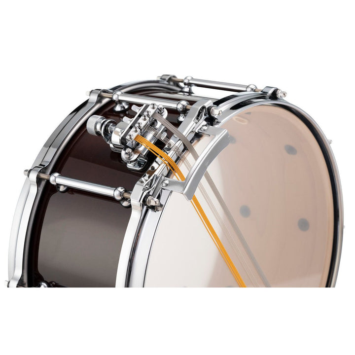 Pearl Philharmonic Series Snare Drum 14" x 5" – Solid Maple Concert Snare in High Gloss Walnut Bordeaux - Ev - Entz Music