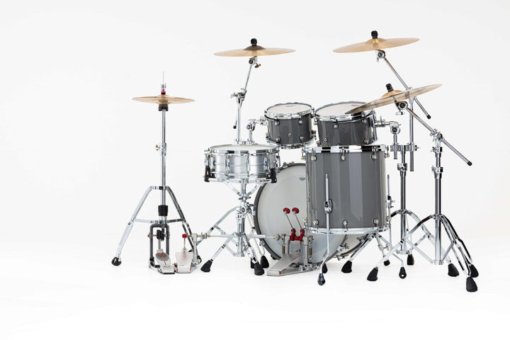 Pearl Reference ONE 4 - Piece Shell Pack - Maple/Birch/Mahogany Shells, MasterCast Hoops, Putty Grey Finish - Ev - Entz Music