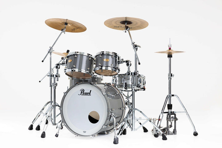 Pearl Reference ONE 4 - Piece Shell Pack - Maple/Birch/Mahogany Shells, MasterCast Hoops, Putty Grey Finish - Ev - Entz Music