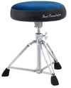 Pearl Roadster Drum Throne - Vented Round Cloth Seat - Blue Cloth - Ev - Entz Music
