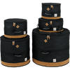 TAMA POWERPAD Designer Drum Bag Set – Protective Cases for 22"x18" BD, 10"x8" & 12"x9" TTs, 16"x16" FT, 14"x6.5" SD – Multiple Colors