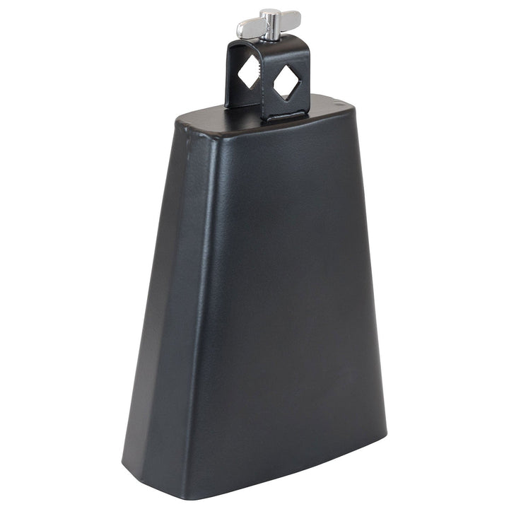 Percussion Plus Cowbell - 7.5" Black Finish - Versatile Drum Kit Accessory (PP707) - Ev - Entz Music