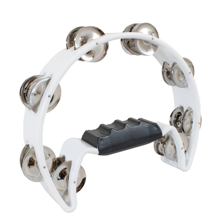 Percussion Plus Half Moon Tambourine - Double Row Jingles in Various Colours (PP486) - Ev - Entz Music