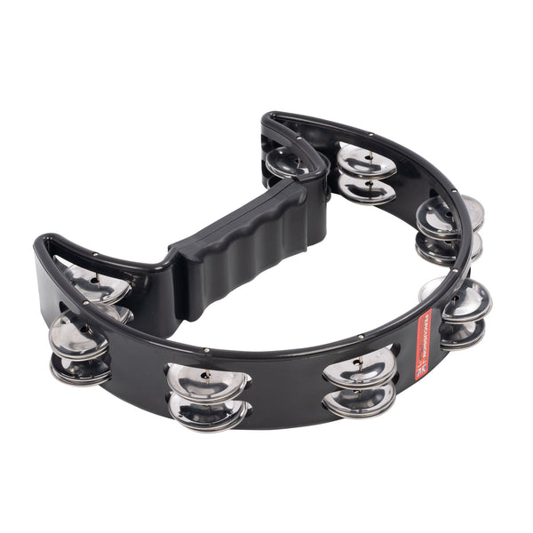 Percussion Plus Half Moon Tambourine - Double Row Jingles in Various Colours (PP486) - Ev - Entz Music
