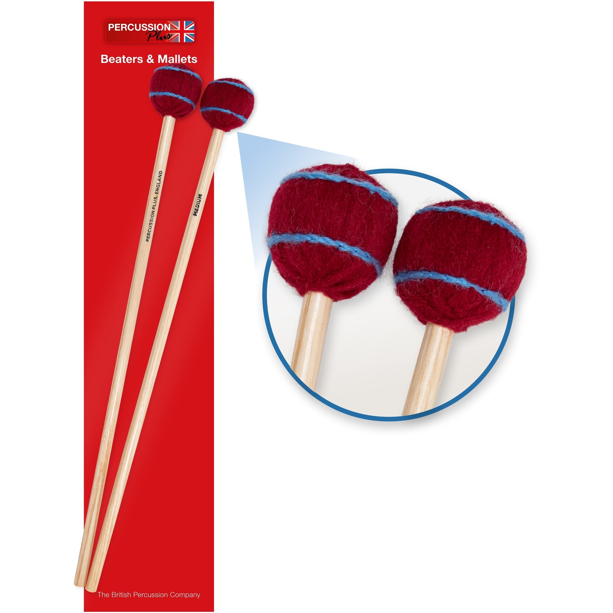 Percussion Plus pair of wool mallets - medium - Percussio... – Ev-Entz ...