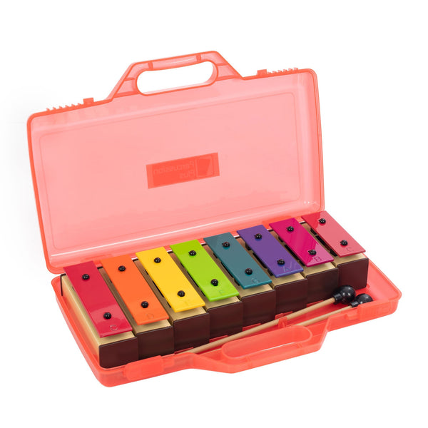 Percussion Plus set of 8 chime bars with case - Ev - Entz Music