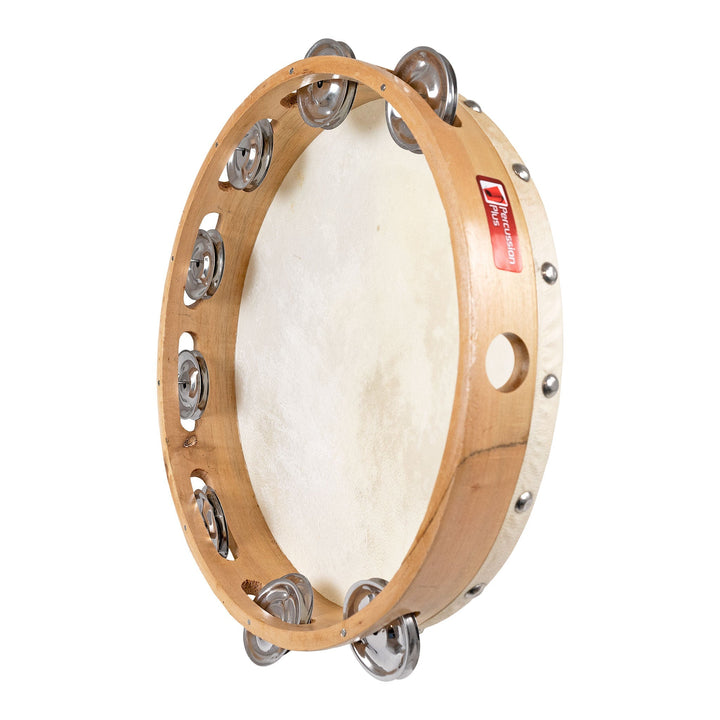 Percussion Plus wood shell tambourine - 10" - Ev - Entz Music