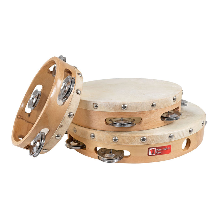 Percussion Plus wood shell tambourine - 10" - Ev - Entz Music