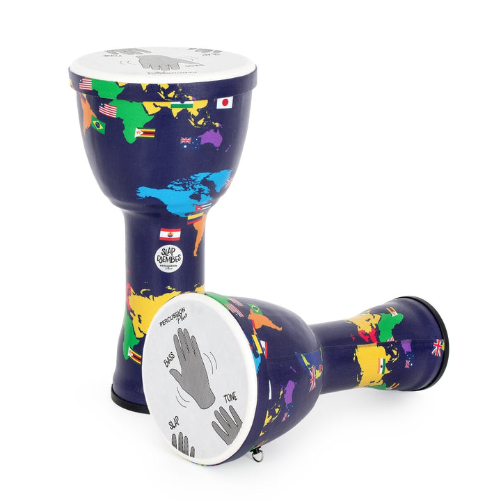 Percussion Plus World Slap Djembe Pre - Tuned Education Packs - Perfect for Group Music Lessons & Classroom Drumming | 2024 Edition - Ev - Entz Music