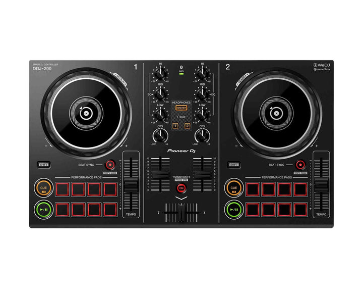 Pioneer DDJ - 200 2 - Channel Smart DJ Controller for Smartphones / Streaming - Ev - Entz Music