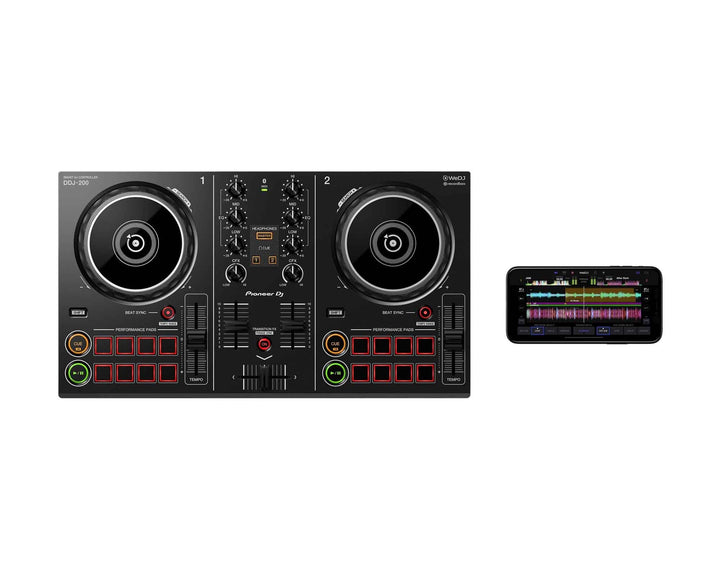 Pioneer DDJ - 200 2 - Channel Smart DJ Controller for Smartphones / Streaming - Ev - Entz Music