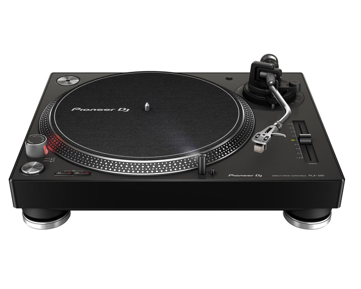 Pioneer PLX - 500 BLACK PRO DJ Hi Torq S - Tonearm Direct Drive Turntable - Ev - Entz Music