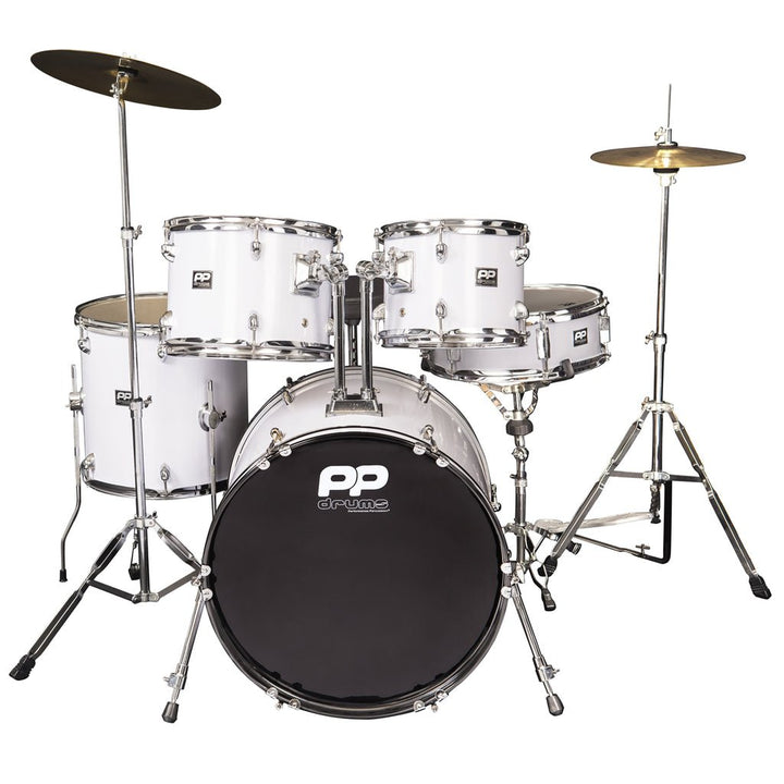 PP Drums Full Size 5 Piece Drum Kit - Ev - Entz Music
